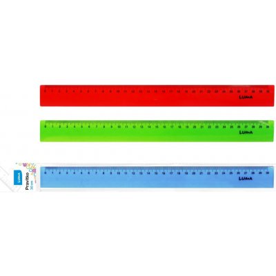 LUMA trading s.r.o. pravítko 30cm barevné, mix 662031 – Zboží Živě