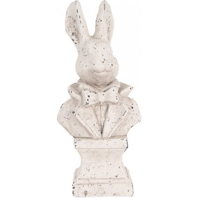 Bílá antik cementová busta králík 11*8*24 cm – Hledejceny.cz