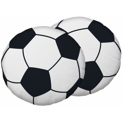 JERRY FABRICS Tvarovaný plyšový polštář Fotbal Polyester 35cm – Hledejceny.cz
