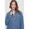 Dámská košile Polo Ralph Lauren s klasickým límcem 211909442 modrá