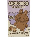 Chocoboo figurka z mléčné čokolády s praskajícími kuličkami s lískooříškovým krémem 100 g – Zboží Dáma