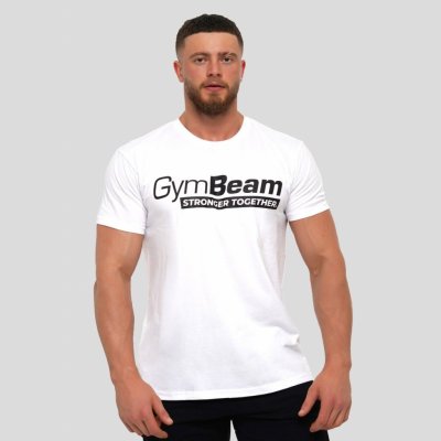 GymBeam tričko Stronger Together bílá – Hledejceny.cz