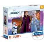 Clementoni obrázkové kostky Ledové království 12 kostek – Sleviste.cz