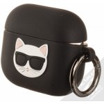 Karl Lagerfeld Apple AirPods 3 cover Silicone Choupette KLACA3SILCHBK – Zboží Mobilmania