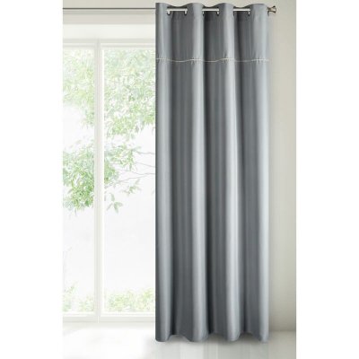 HOTOVÝ ZÁVĚS SERMA 140X250 CM ŠEDÁ OCELOVÁ – Hledejceny.cz