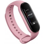 Xiaomi Mi Band 5/6 náhradní náramek Jednobarevný Pastelově růžová MBS5-PARU – Zboží Mobilmania