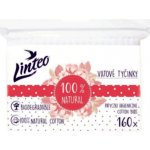 Linteo Papírové Vatové tyčinky 100% natural 160 ks – Sleviste.cz