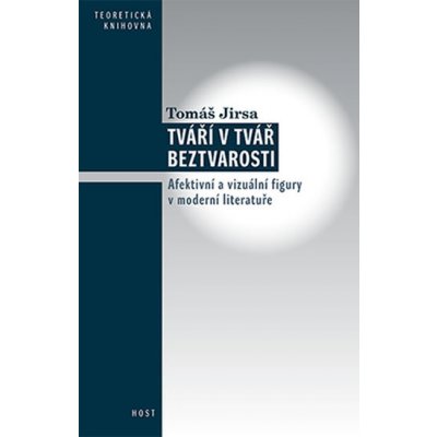 Tváří v tvář beztvarosti. Afektivní a vizuální figury v moderní literatuře - Tomáš Jirsa