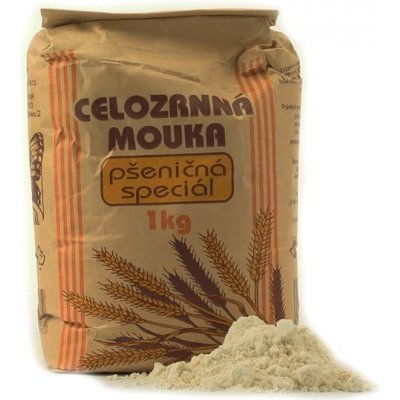 Natural Jihlava mouka pšeničná celozrnná speciál 1 kg – Zboží Mobilmania