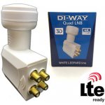 DI-WAY White Leopard line LNB QUAD 0,1dB – Zbozi.Blesk.cz