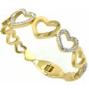 Náramek Steel Jewelry náramek SRDCE GOLD Chirurgická ocel NR121107