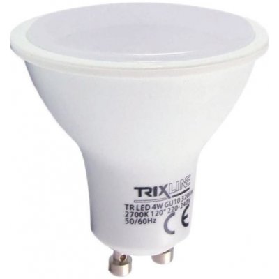 Trixline žárovka LED 4W GU10/230V teplá bílá – Hledejceny.cz