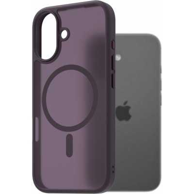 AlzaGuard Matte Case Compatible with Magsafe pro iPhone 17 tmavě fialový AGD-PCMM476DU – Sleviste.cz