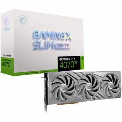 MSI GeForce RTX 4070 Ti GAMING X SLIM WHITE 12G – Hledejceny.cz