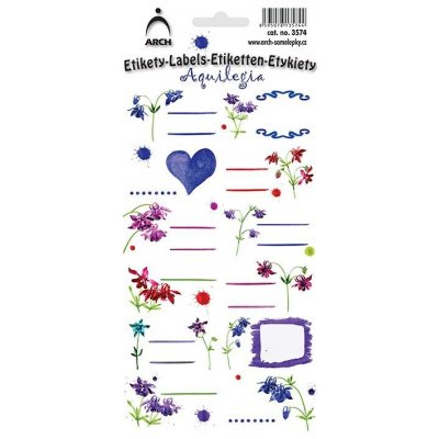 ARCH Samolepící etikety Aquilegia – Hledejceny.cz