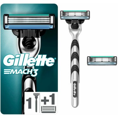 Gillette Mach3 + 2 ks hlavic – Zboží Mobilmania