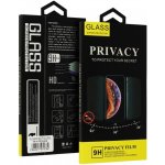 Privacy tvrzené sklo Glass pro iPhone 15 PRO Black 108802 – Sleviste.cz