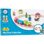 Hop Bigjigs Rail Moje první vláčkodráha 20 dílů – Sleviste.cz