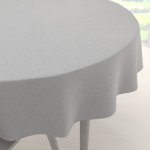 Biante kulatý ubrus BKR-501 Světle šedý Ø 130 cm – Hledejceny.cz