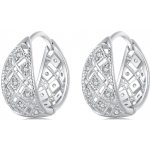 Olivie stříbrné náušnice kroužky ILY 9226 – Sleviste.cz