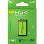GP Recyko 6F22 9V 200 mAh 1ks 1032521020 – Zboží Živě