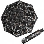 Doppler Fiber Magic Scribble Black dámský plně automatický deštník černý – Hledejceny.cz