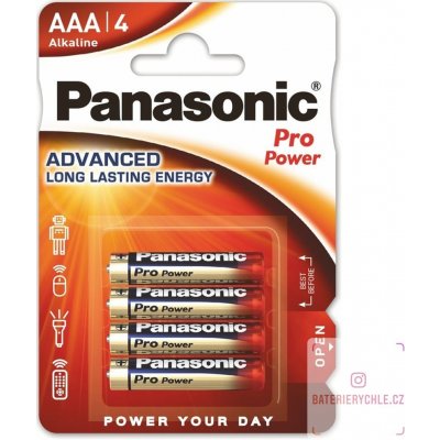 Panasonic Pro Power AAA 4ks 09738 – Zbozi.Blesk.cz