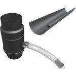 Prefa P.10 Sběrač vody včetně plastového připojení 80 mm antracit – Sleviste.cz