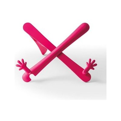 If The Hands Stand Držák na knihy/tablety Růžový 25 x 45 x 210 mm – Sleviste.cz