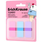 Záložky samolepicí plastové v zásobníku 19 mm x 45 mm, ErichKrause Yummy 3 x 20l – Hledejceny.cz