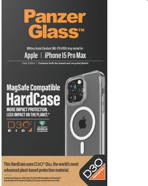PanzerGlass HardCase D3O s MagSafe Apple iPhone 15 Pro Max