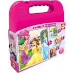 Educa 16508 progressive 4 Cases Disney Princess 25 20 16 12 dílků – Hledejceny.cz
