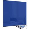 Tabule Glasdekor Magnetická skleněná tabule 40 x 40 cm modrá