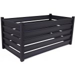 Trestles Kompostér KOMP12 2100x1100x1000 mm 2200 l černý – Zbozi.Blesk.cz