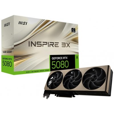 MSI GeForce RTX 5080 16G INSPIRE 3X – Hledejceny.cz