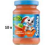 Hello ovocná přesnídávka s Banány 10 x 190 g – Zboží Dáma