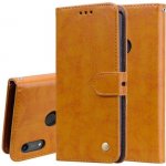 S-T-A-R Kožené pouzdro Honor 8A hnědé – Zboží Živě