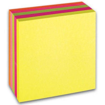 Concorde Samolepicí bločky Concorde kostky neonové - 76 mm x 76 mm / 400 lístků – Hledejceny.cz
