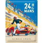 Postershop Plechová cedule: 24h Le Mans Racing Poster Blue - 30x40 cm – Zboží Dáma