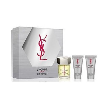 Yves Saint Laurent L'Homme Libre EDT 100 ml + sprchový gel 50 ml + balzám po holení 50 ml dárková sada