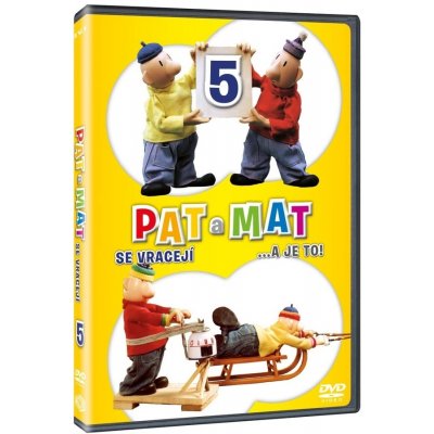 Pat a Mat 5 Balení Papírový obal DVD – Zboží Mobilmania