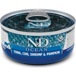 N&D Cat Ocean Kitten Tuna & Cod & Shrimp & Pumpkin 70 g – Zbozi.Blesk.cz