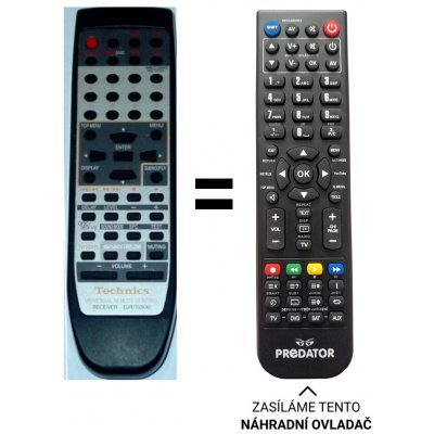 Dálkový ovladač Predátor Panasonic EUR7702KA0 – Hledejceny.cz