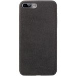 Cloth plastový obal potažený PU kůží iPhone 7 Plus a iPhone 8 Plus - černý – Zboží Mobilmania