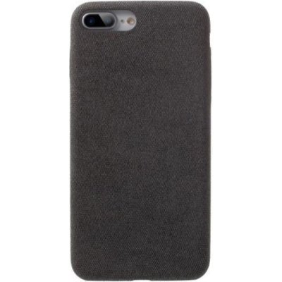 Cloth plastový obal potažený PU kůží iPhone 7 Plus a iPhone 8 Plus - černý – Zboží Mobilmania