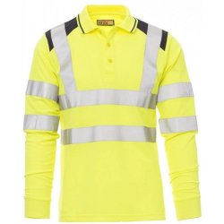 PAYPER GUARD + WINTER Pracovní triko DRY-TECH fluorescenční žlutá / navy modrá