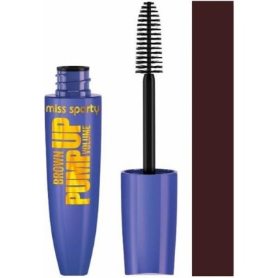 Miss Sporty Pump Up Booster řasenka 002 Brown 12 ml – Zboží Dáma