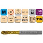 NÁSTROJE CZ Závitník strojní M2,5x0,45 ISO2 HSSCo5 TiN DIN 371 RSP35 - 2060 - CZZ2060-M2,5-ISO2 – Hledejceny.cz