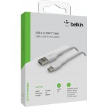 Bekin CAB002bt2MWH oplétaný USB-C - USB-A, 2m, bílý – Zboží Živě