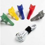 24 x Pásek na suchý zip, organizér kabelů 150x12mm zelená – Zboží Dáma